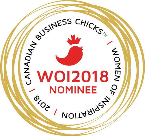 Honoured to be nominated for Canadian Business Chicks Women of Inspirtaion.